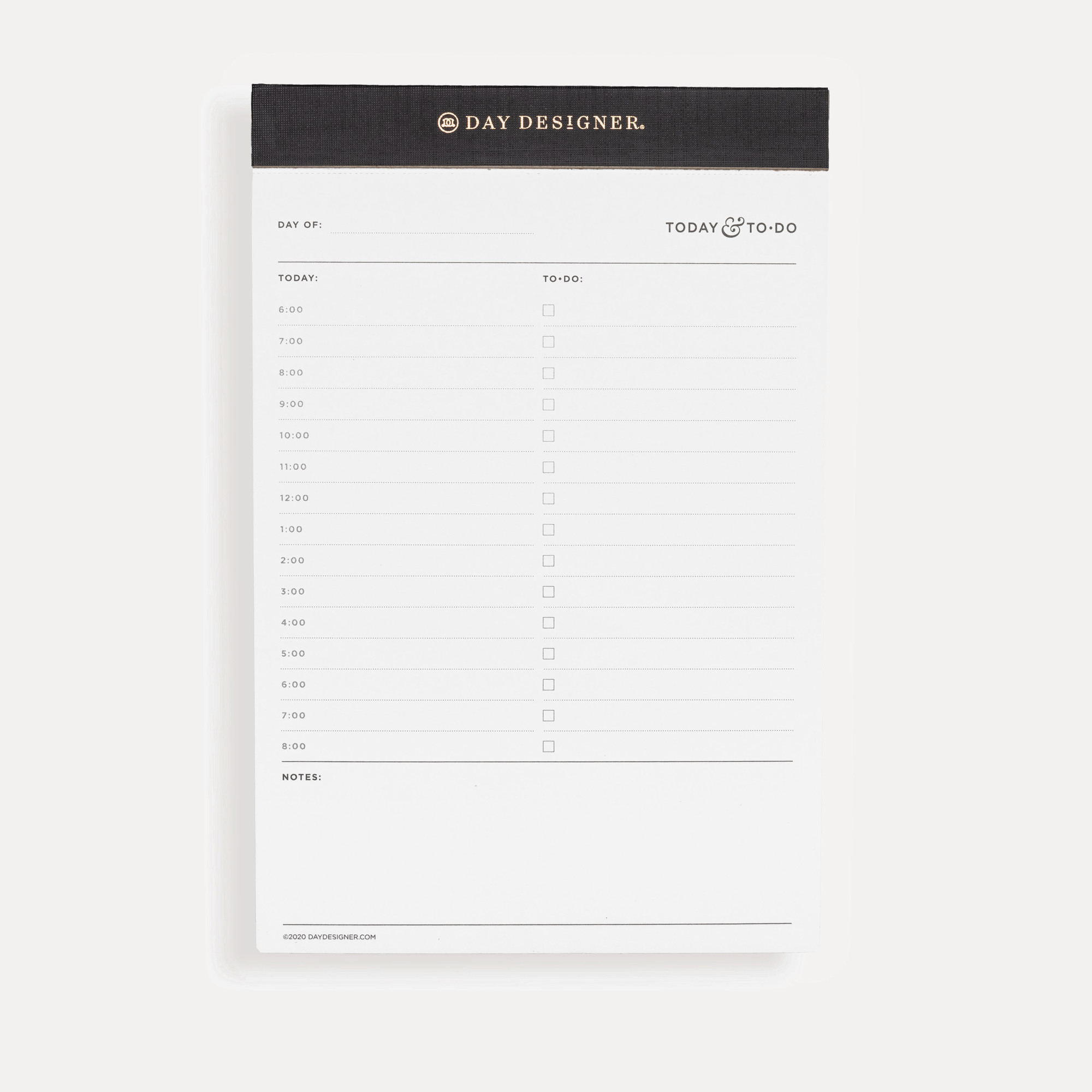 Day Designer Notepads